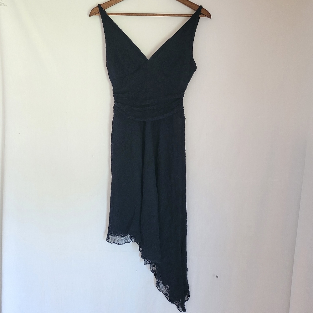 Black lace dress